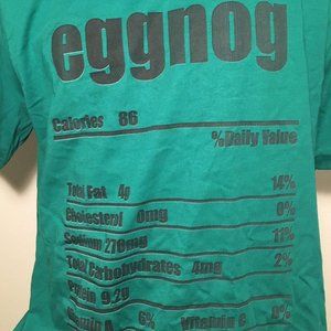 Eggnog Shirt - Full Eggnog Ingredients Short Sleev